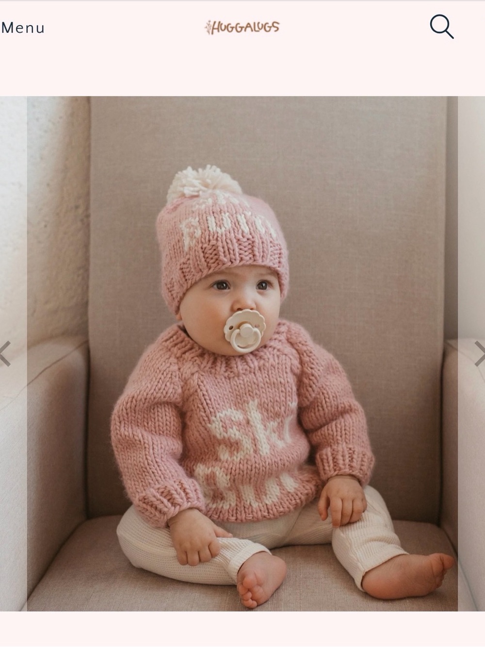 Pink 'Ski Bum’ Sweater